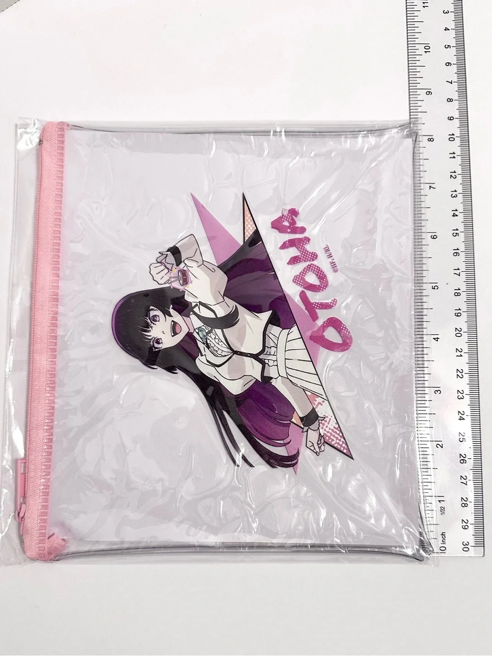 Rock is a Lady’s Modesty Clear Pencil Makeup Pouch with Bonus postcard - Otoha